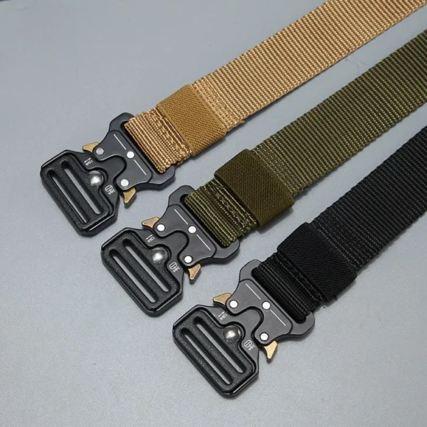 Men's Belt Outdoor Hunting Tactics Belt Multi functional Buckle Nylon Belt High Quality Marine Corps Canvas Belt - Image 2