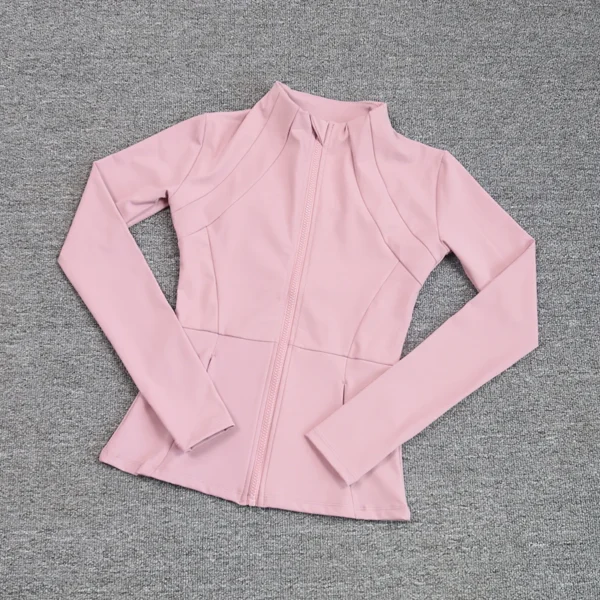 Sports Coat Women's Shirt Yoga Slim Long Sleeve Fast Running Thin Pilates Fitness Suit Top Clothing
