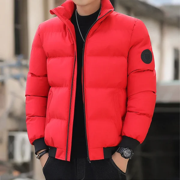 Mens Winter Jackets and Coats Cotton Outerwear Clothing 2023 New Parkas Jacket Men's Windbreaker Thick Warm Male M-5XL - Image 3