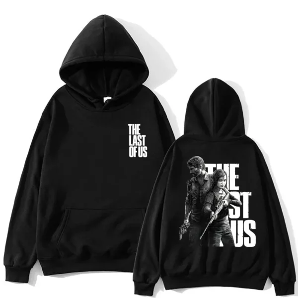 The Last of Us Vintage Graphic Hoodies Harajuku Punk Gothic Men Women Pullovers Oversized Casual Winter Sweatshirts Streetwear