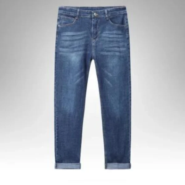 Stretch Autumn/Winter Men's Jeans Men's Style Straight and Versatile Long Pants