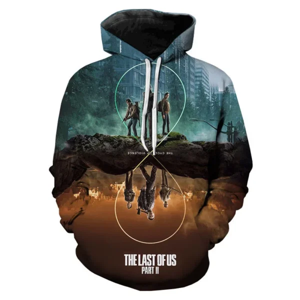 Hoodies Game The Last Of Us 3d Print Sweatshirts Men Women Unisex Hooded Oversized Hoodie Fashion Kids Sweatshirts Coat Clothing - Image 3