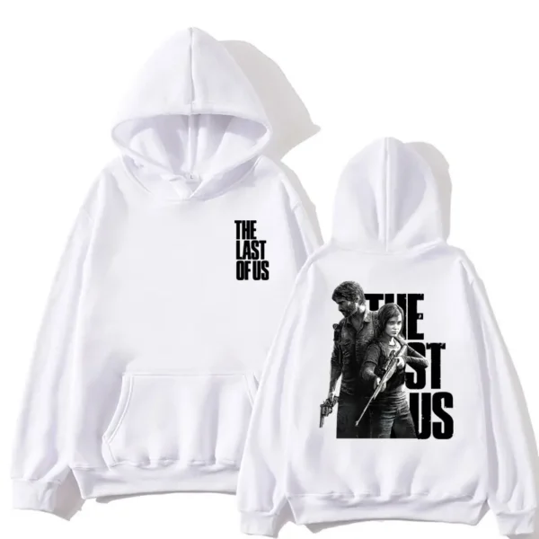 The Last of Us Vintage Graphic Hoodies Harajuku Punk Gothic Men Women Pullovers Oversized Casual Winter Sweatshirts Streetwear - Image 2