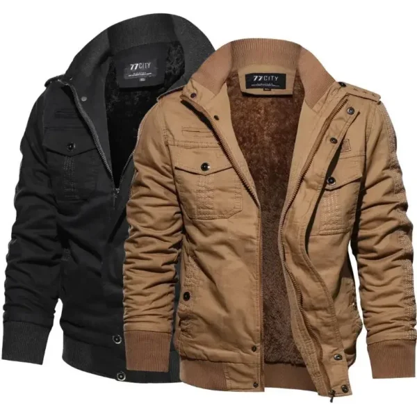 Men Winter Coats Thicker Warm Down Jackets Balck Casual Winter Jackets High Quality Male Multi-pocket Cargo Jackets And Coats6XL - Image 5