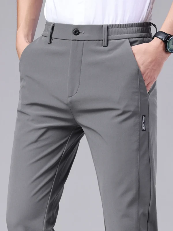 Pants men's high street trendy ins trendy brand design sense niche cropped pants straight leg casual pants