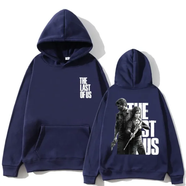 The Last of Us Vintage Graphic Hoodies Harajuku Punk Gothic Men Women Pullovers Oversized Casual Winter Sweatshirts Streetwear - Image 3