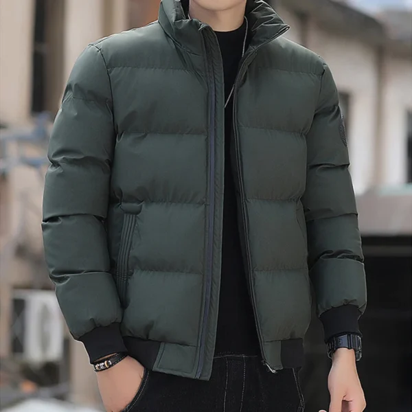 Mens Winter Jackets and Coats Cotton Outerwear Clothing 2023 New Parkas Jacket Men's Windbreaker Thick Warm Male M-5XL - Image 2