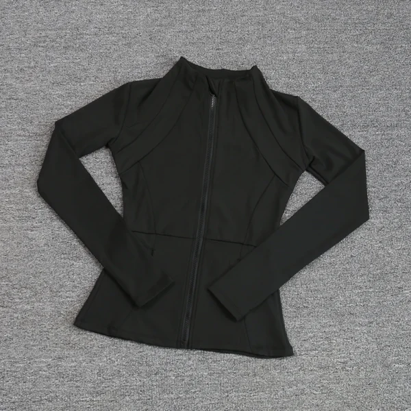 Sports Coat Women's Shirt Yoga Slim Long Sleeve Fast Running Thin Pilates Fitness Suit Top Clothing - Image 2