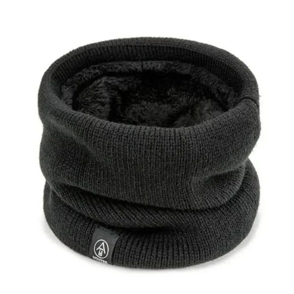 Warm Winter Ring Scarf Women Men Unisex Solid Plus Velvet Knitted Full Face Mask Snood Neck Scarves Bufanda Thick Muffler - Image 4