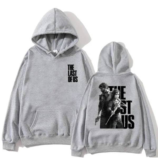 The Last of Us Vintage Graphic Hoodies Harajuku Punk Gothic Men Women Pullovers Oversized Casual Winter Sweatshirts Streetwear - Image 4